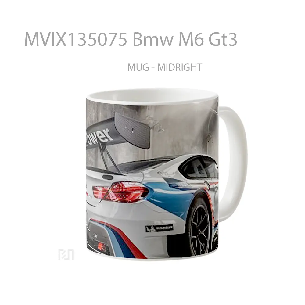 Mug Bmw M6 Gt3 Cangkir Mobil - All-side / Desain