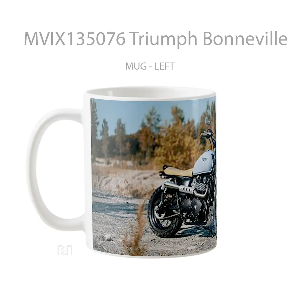 Mug Triumph Bonneville Gelas Keramik Unik - All-side / Desain