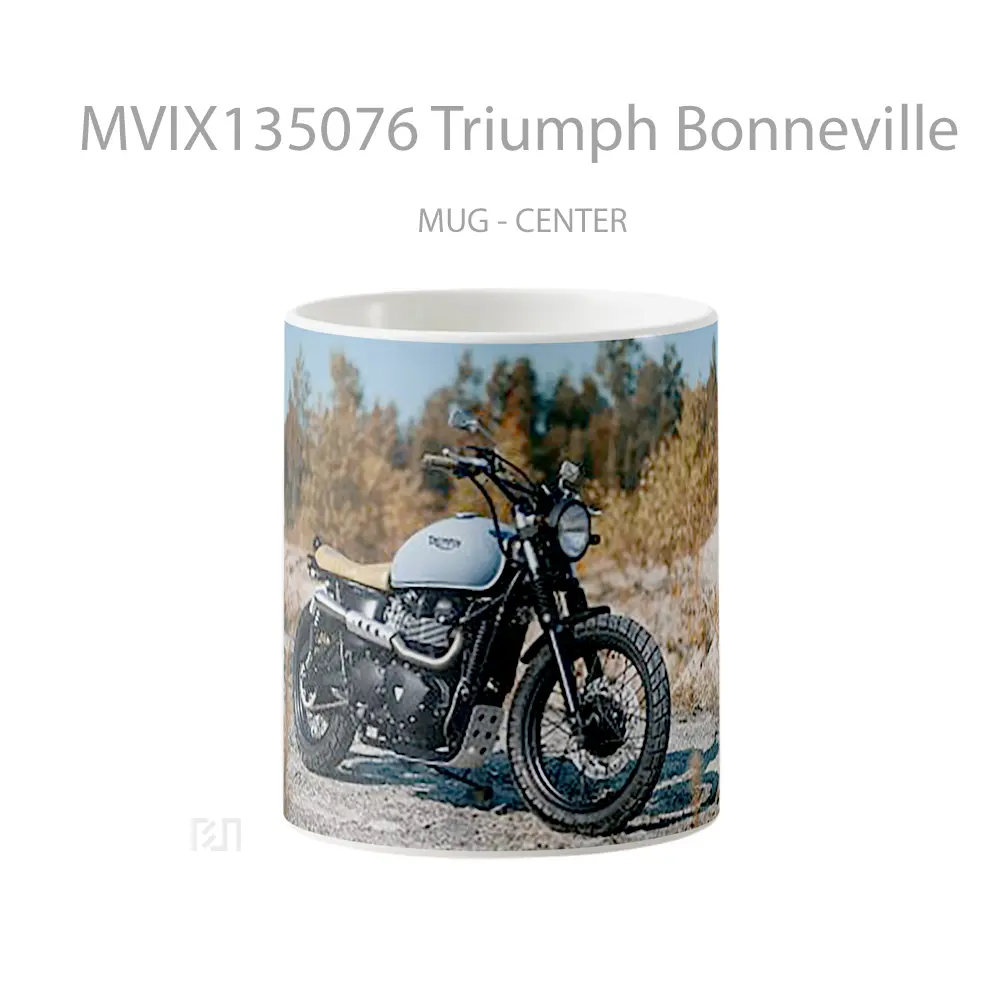 Mug Triumph Bonneville Gelas Keramik Unik
