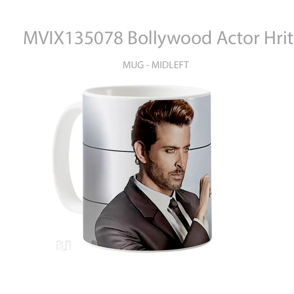 Mug Bollywood Actor Hrithik Roshan Gelas Keramik Unik - All-side / Desain