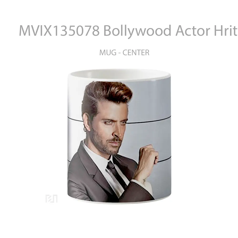 Mug Bollywood Actor Hrithik Roshan Gelas Keramik Unik