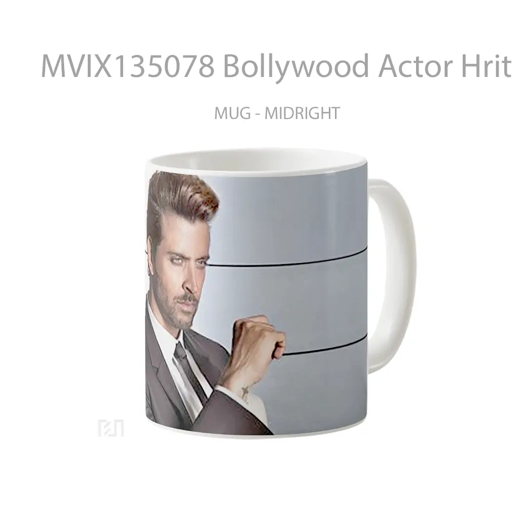 Mug Bollywood Actor Hrithik Roshan Gelas Keramik Unik - All-side / Desain