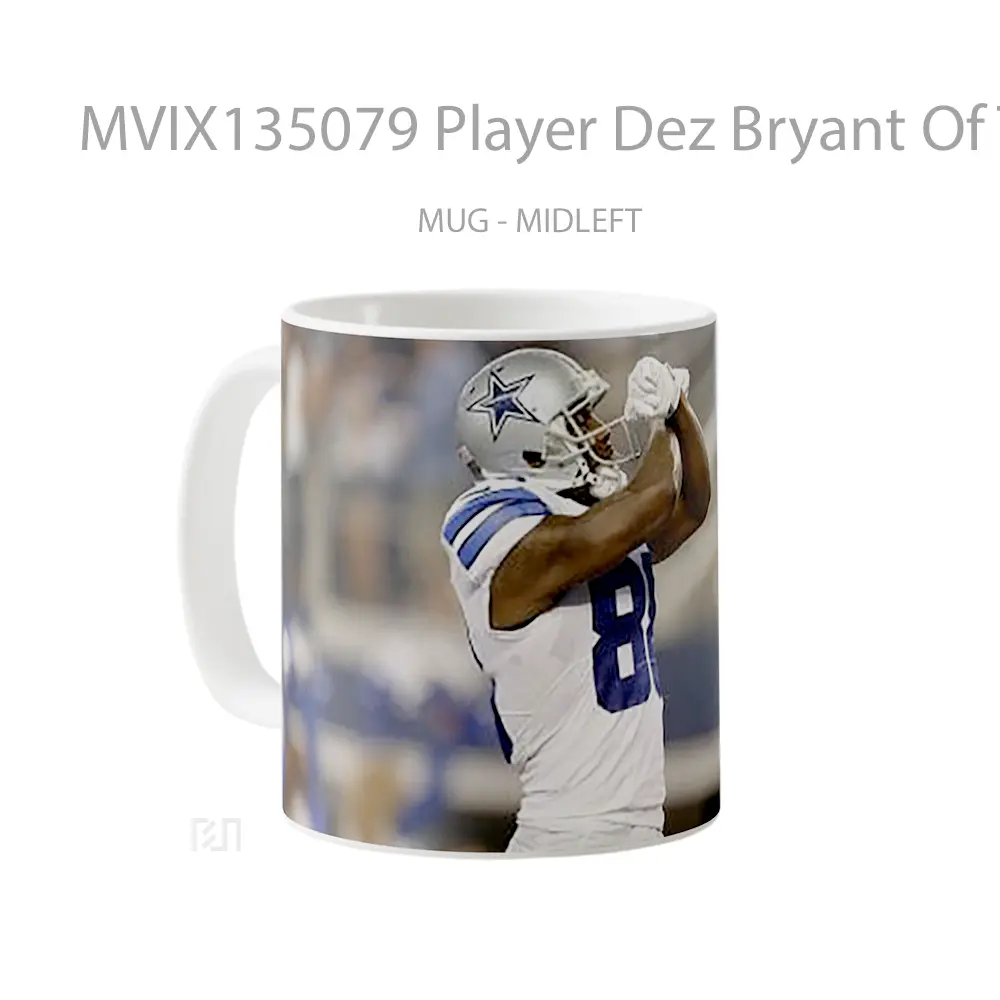 Mug Player Dez Bryant Of The Dallas Cowboys Gelas Keramik Unik - All-side / Desain