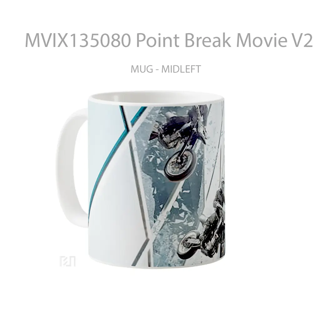Mug Point Break Movie V2 Gelas Keramik Unik - All-side / Desain