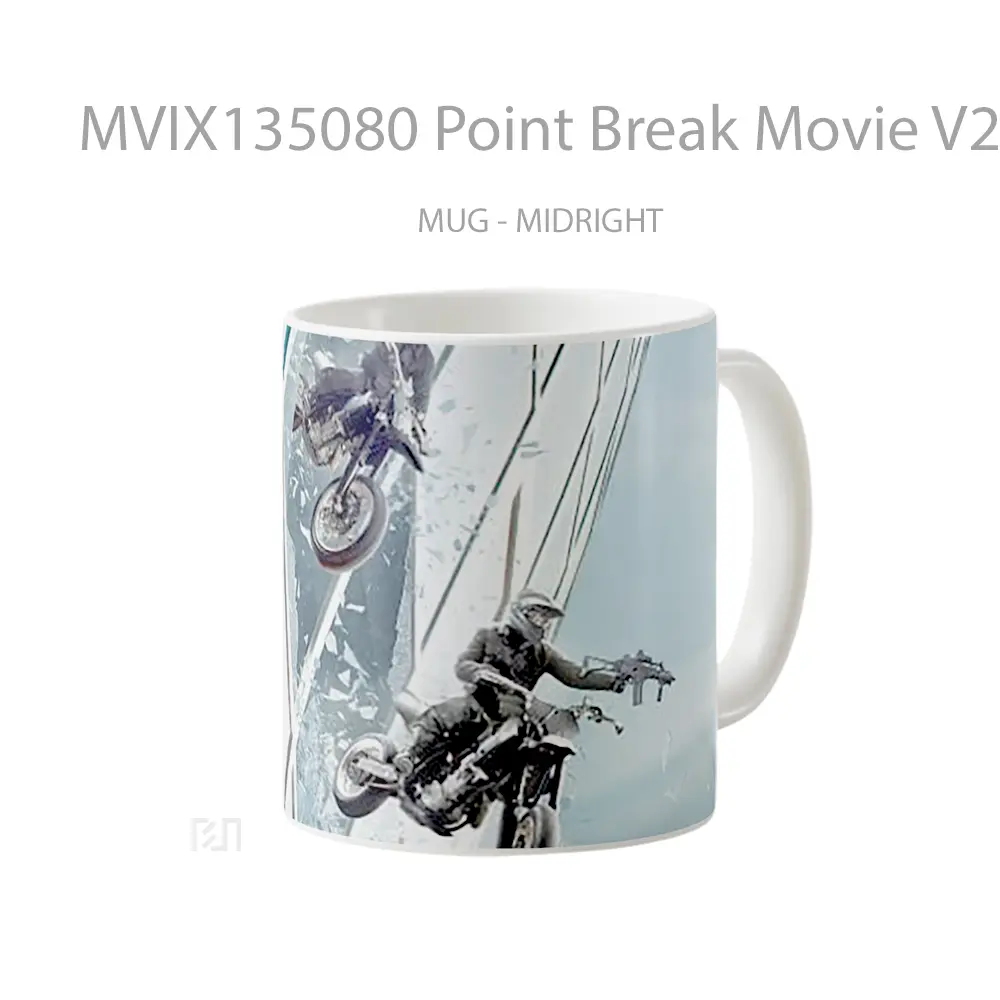 Mug Point Break Movie V2 Gelas Keramik Unik - All-side / Desain