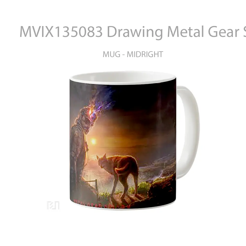 Mug Drawing Metal Gear Solid V The Phantom Pain Gelas Keramik Unik - All-side / Desain