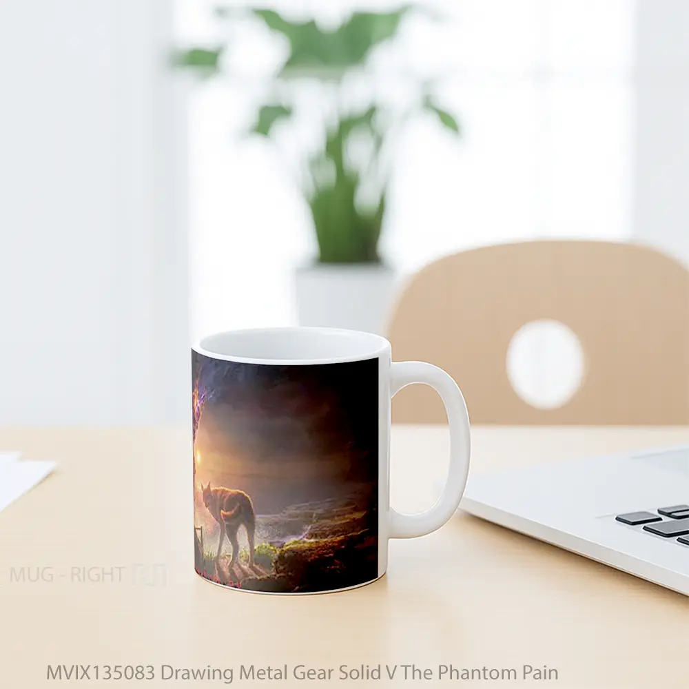 Mug Drawing Metal Gear Solid V The Phantom Pain Gelas Keramik Unik - All-side / Desain