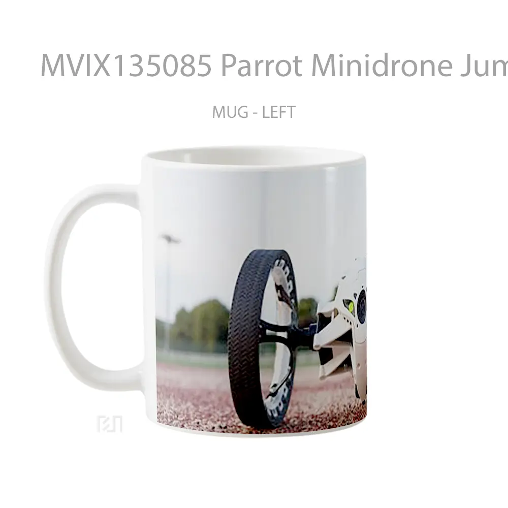 Mug Parrot Minidrone Jumping Sumo Gelas Keramik Unik - All-side / Desain