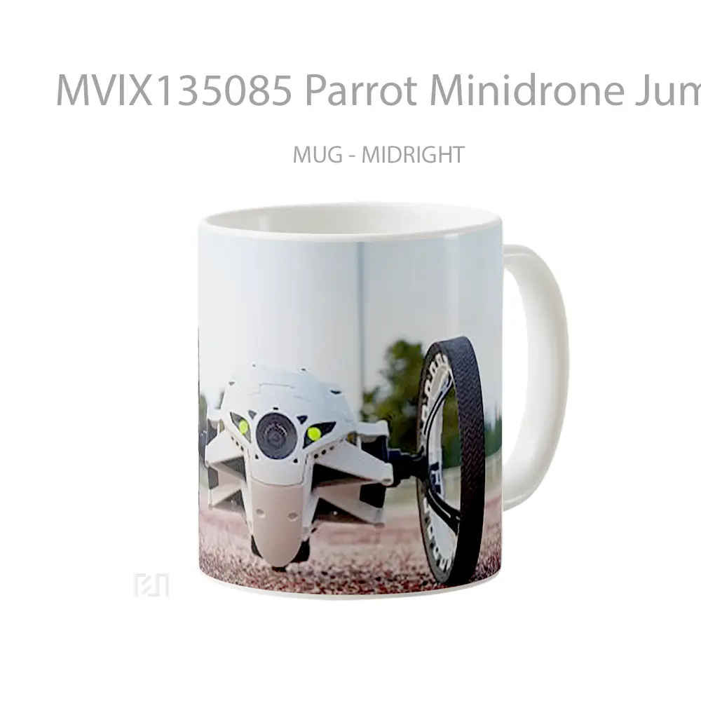 Mug Parrot Minidrone Jumping Sumo Gelas Keramik Unik - All-side / Desain