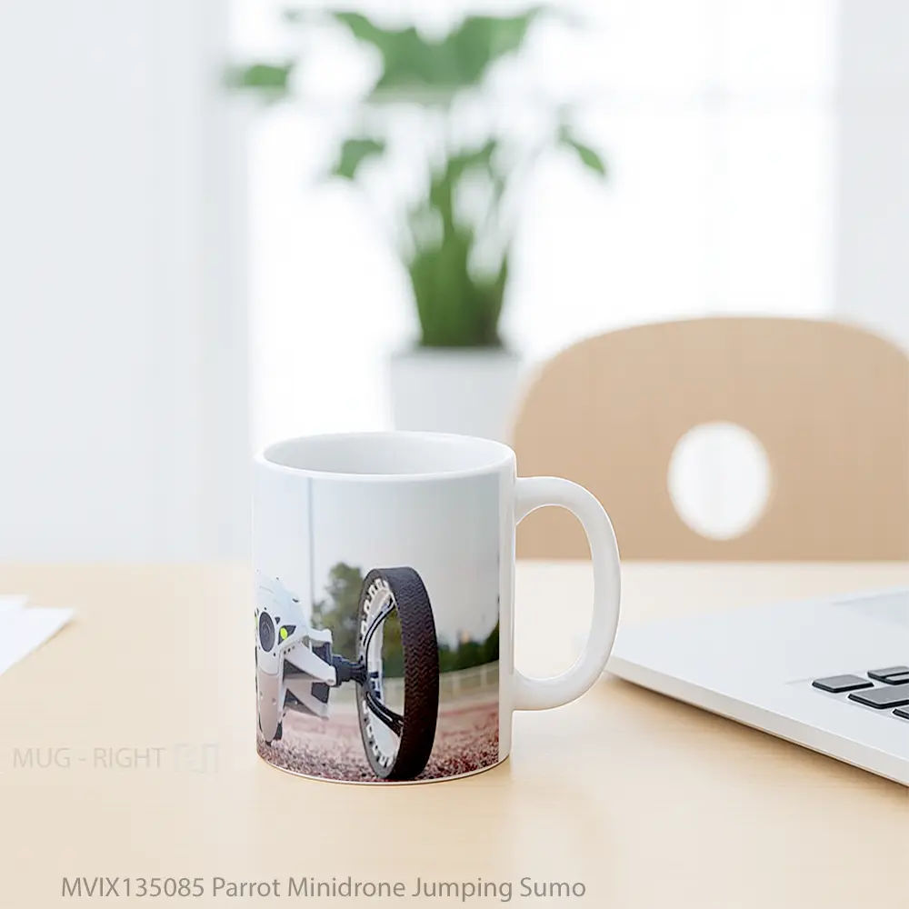 Mug Parrot Minidrone Jumping Sumo Gelas Keramik Unik - All-side / Desain