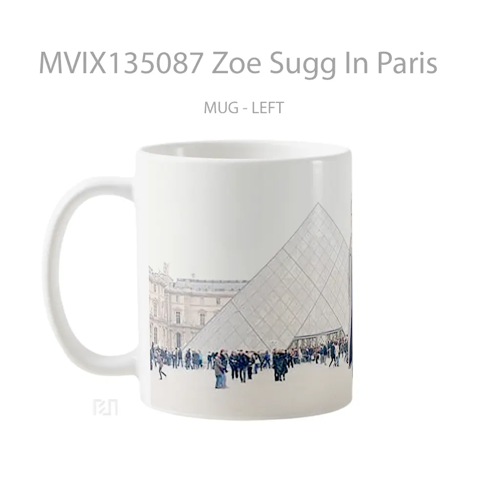 Mug Zoe Sugg In Paris Gelas Keramik Unik - All-side / Desain