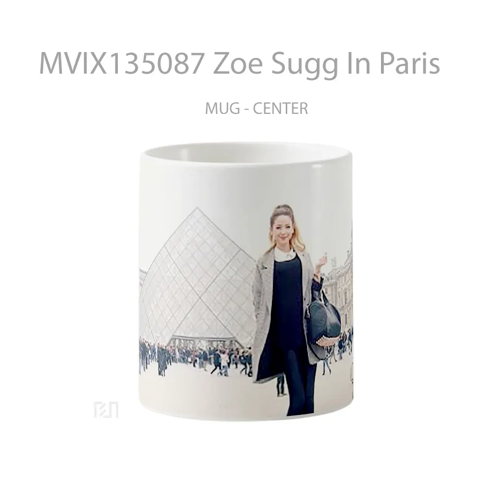 Mug Zoe Sugg In Paris Gelas Keramik Unik