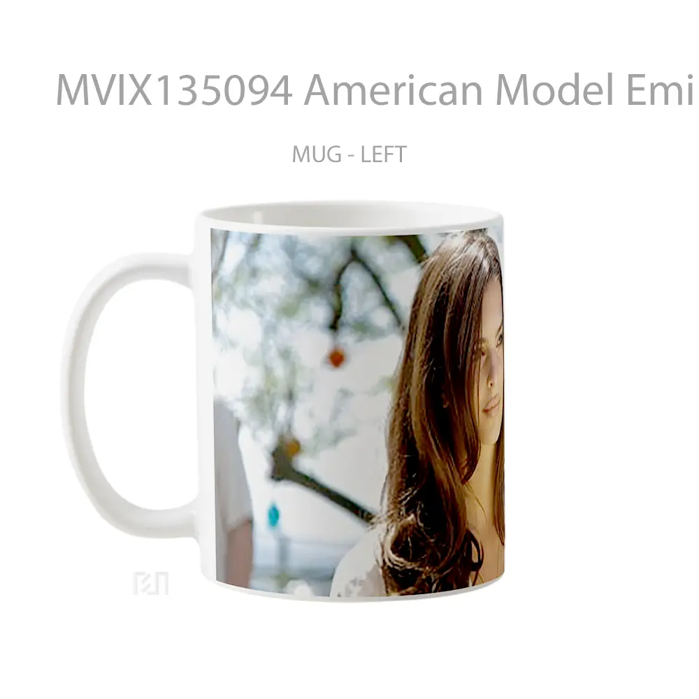 Mug American Model Emily Ratajkowski Gelas Keramik Unik - All-side / Desain