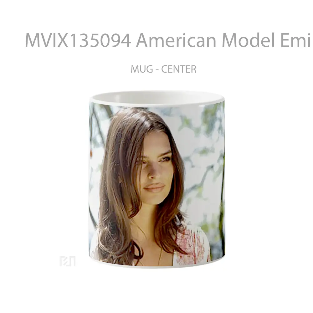 Mug American Model Emily Ratajkowski Gelas Keramik Unik