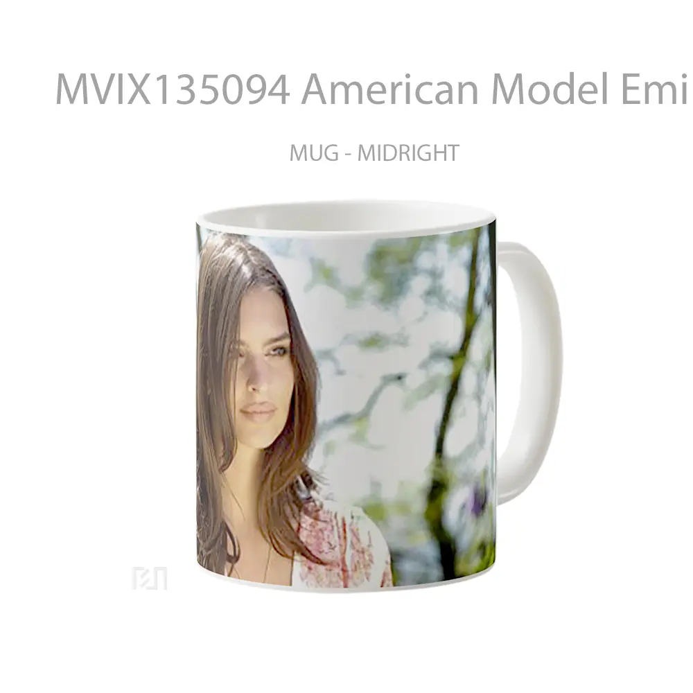 Mug American Model Emily Ratajkowski Gelas Keramik Unik - All-side / Desain