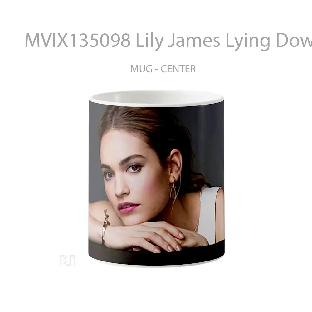 Mug Lily James Lying Down Gelas Keramik Unik