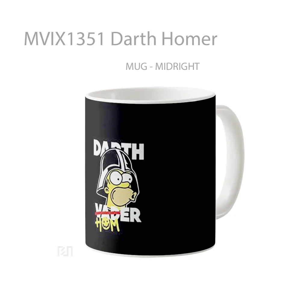 Mug Darth Homer Gelas Star Wars - All-side / Desain