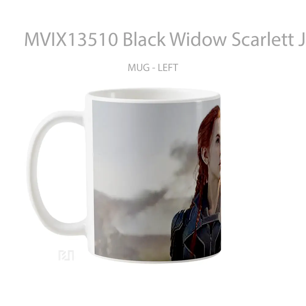 Mug Black Widow Scarlett Johansson Gelas Superhero - All-side / Desain