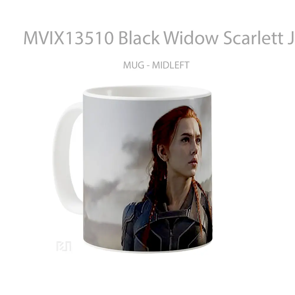 Mug Black Widow Scarlett Johansson Gelas Superhero - All-side / Desain