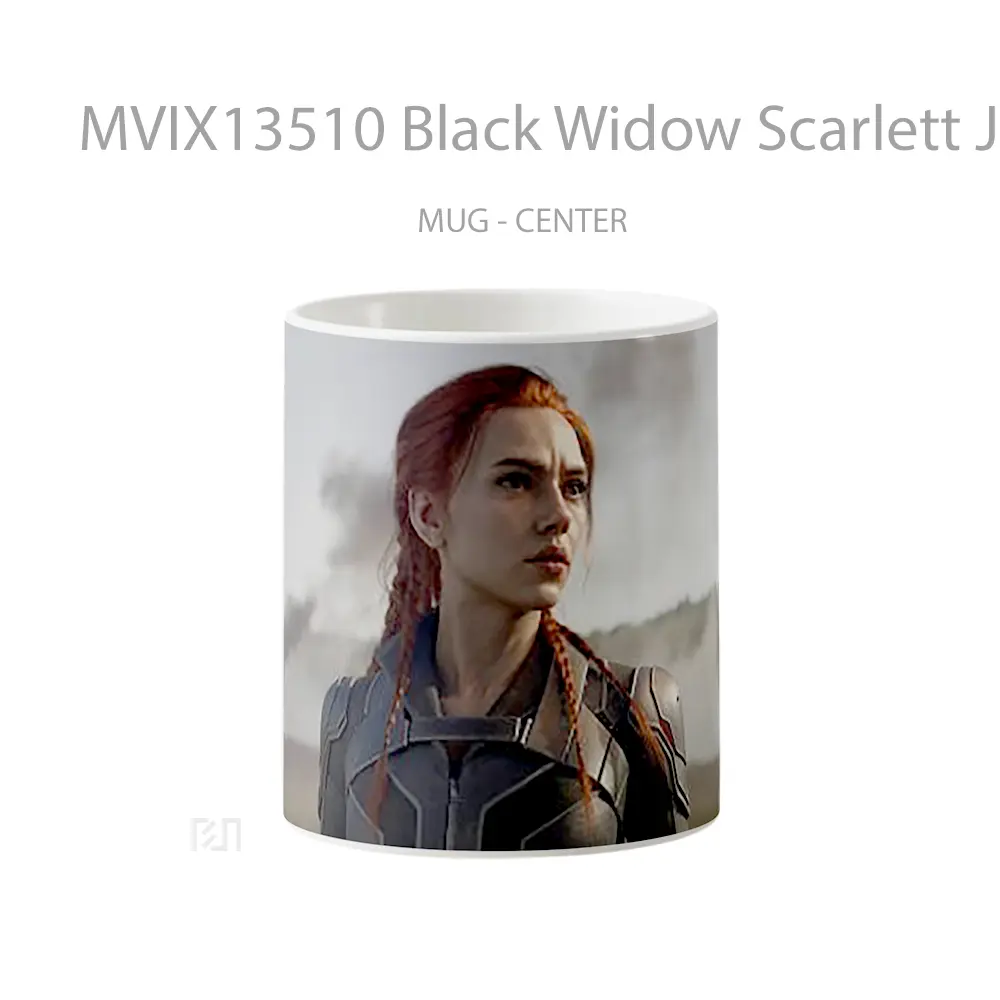 Mug Black Widow Scarlett Johansson Gelas Superhero