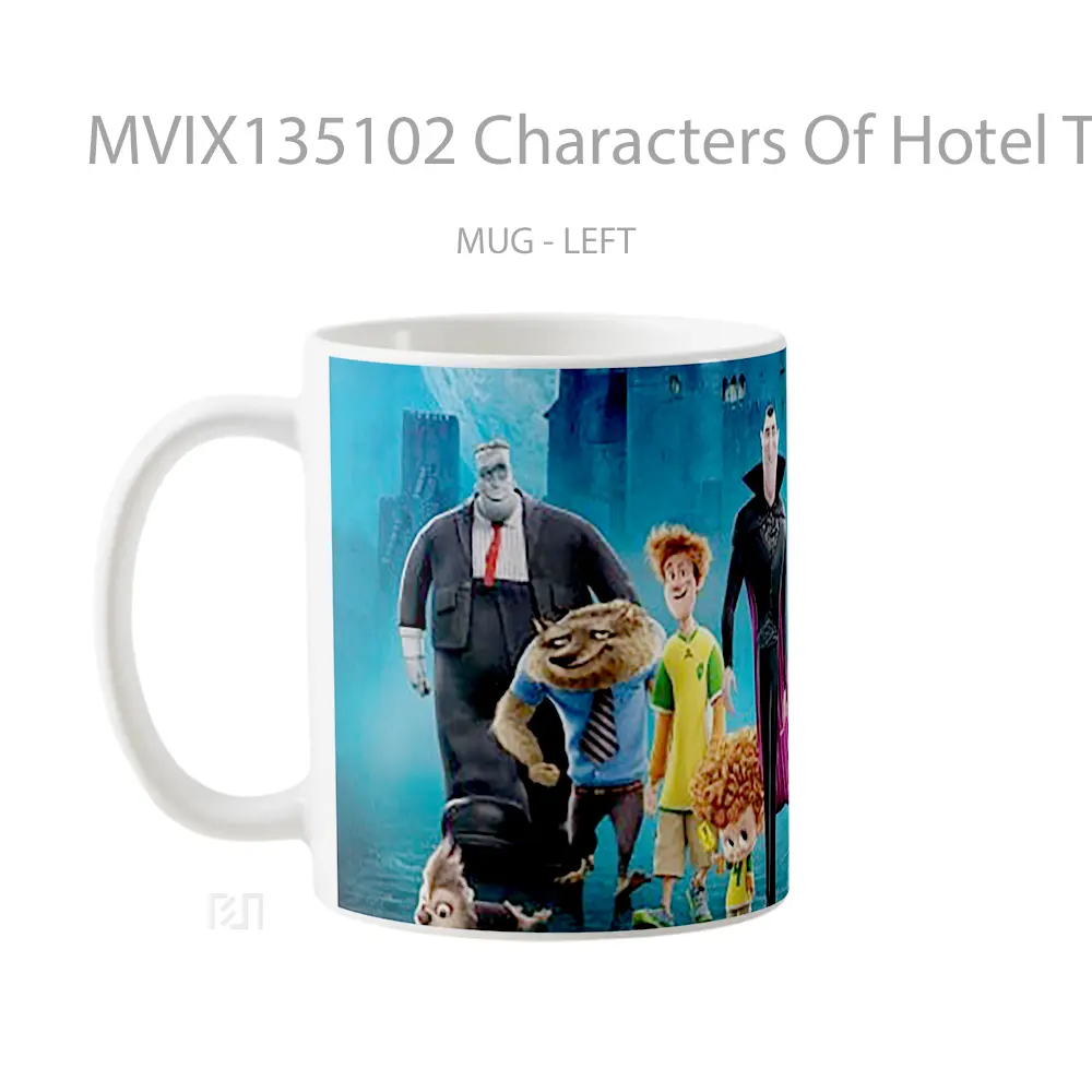 Mug Characters Of Hotel Transylvania Gelas Keramik Unik - All-side / Desain