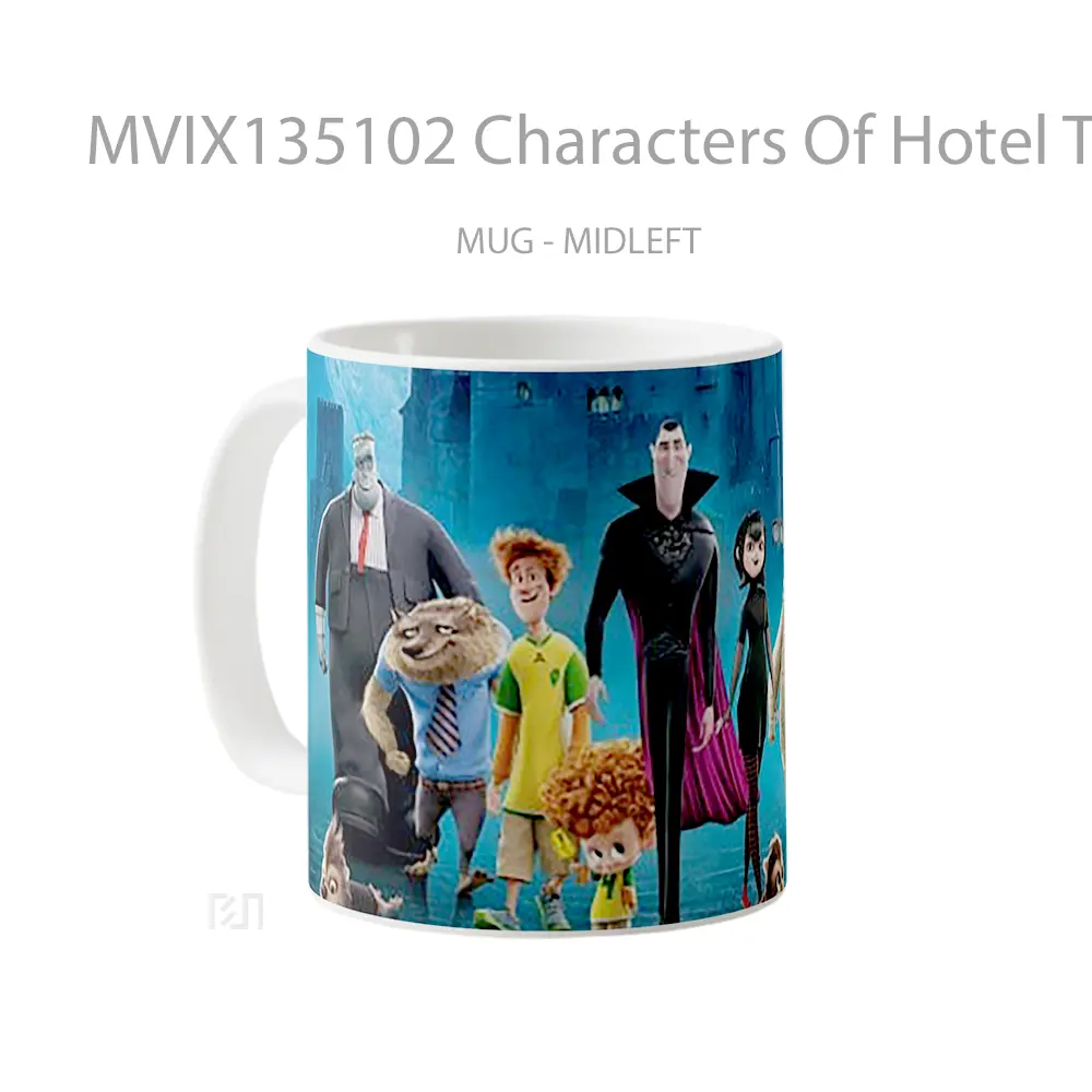 Mug Characters Of Hotel Transylvania Gelas Keramik Unik - All-side / Desain