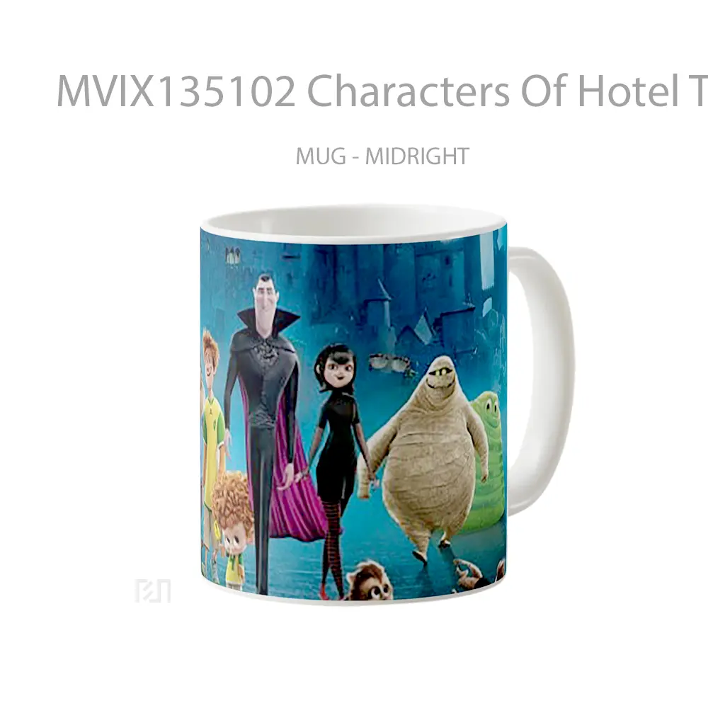 Mug Characters Of Hotel Transylvania Gelas Keramik Unik - All-side / Desain