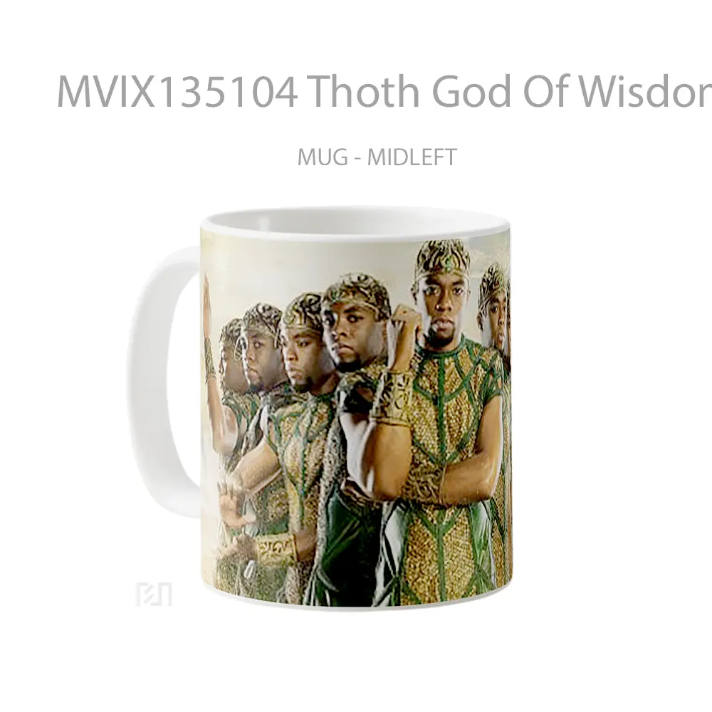 Mug Thoth God Of Wisdom Gelas Keramik Unik - All-side / Desain