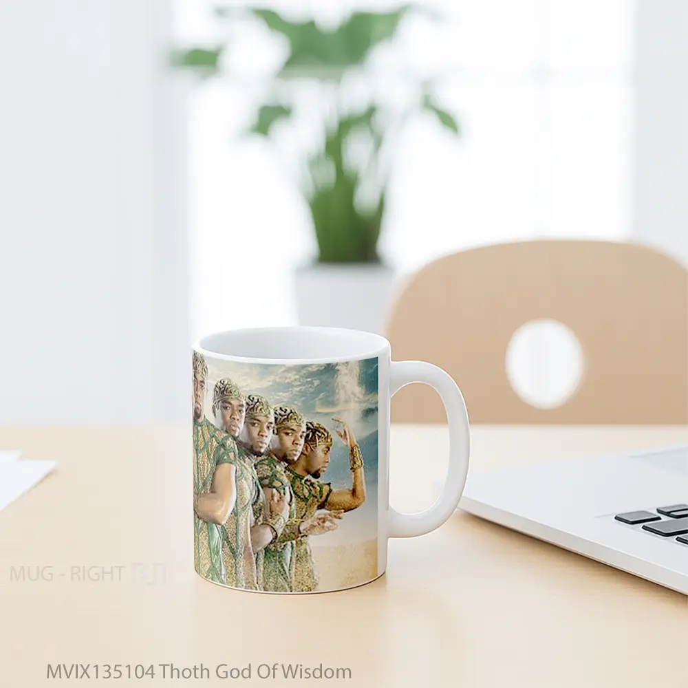 Mug Thoth God Of Wisdom Gelas Keramik Unik - All-side / Desain