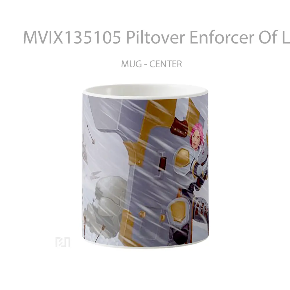 Mug Piltover Enforcer Of League Of Lengends Gelas Keramik Unik