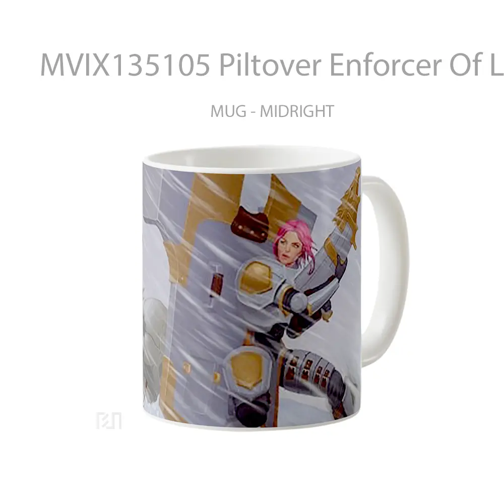 Mug Piltover Enforcer Of League Of Lengends Gelas Keramik Unik - All-side / Desain