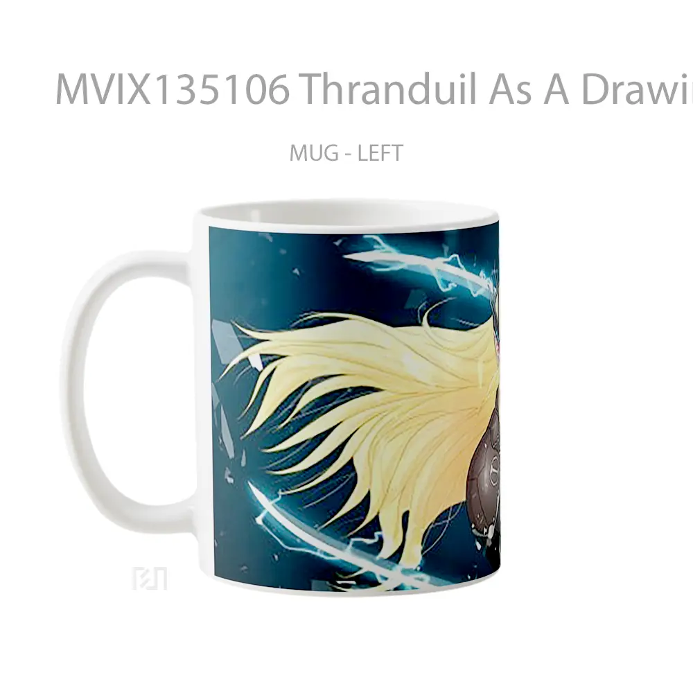 Mug Thranduil As A Drawing Of Metal Gear Rising Revengeance Gelas Keramik Unik - All-side / Desain