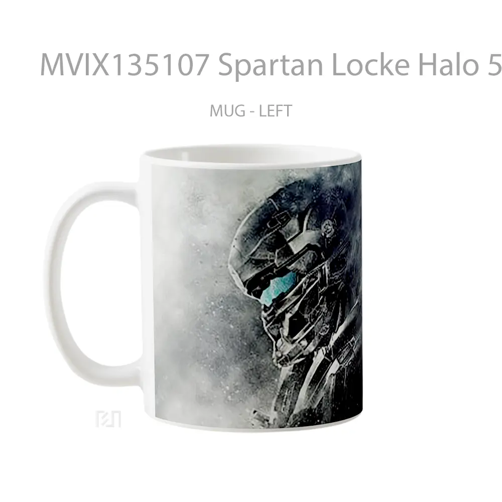 Mug Spartan Locke Halo 5 Guardians Cangkir Gamer - All-side / Desain
