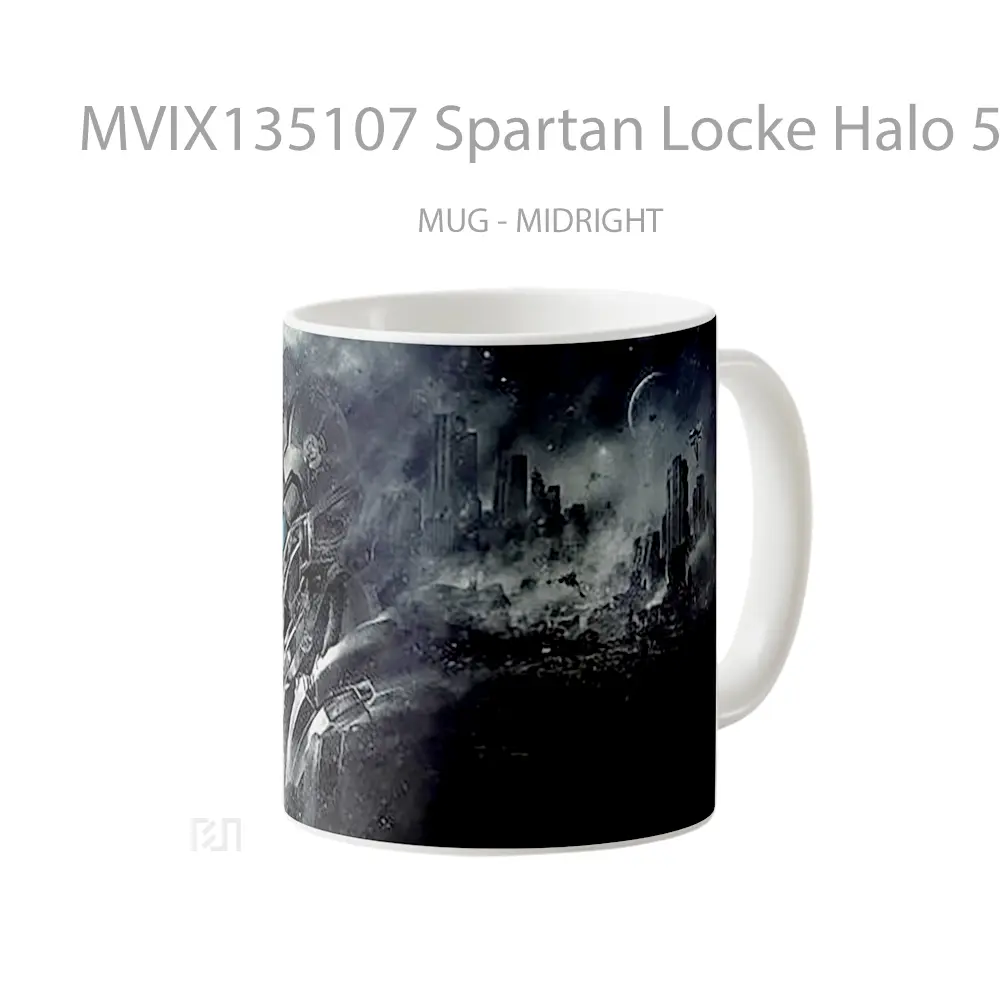 Mug Spartan Locke Halo 5 Guardians Cangkir Gamer - All-side / Desain