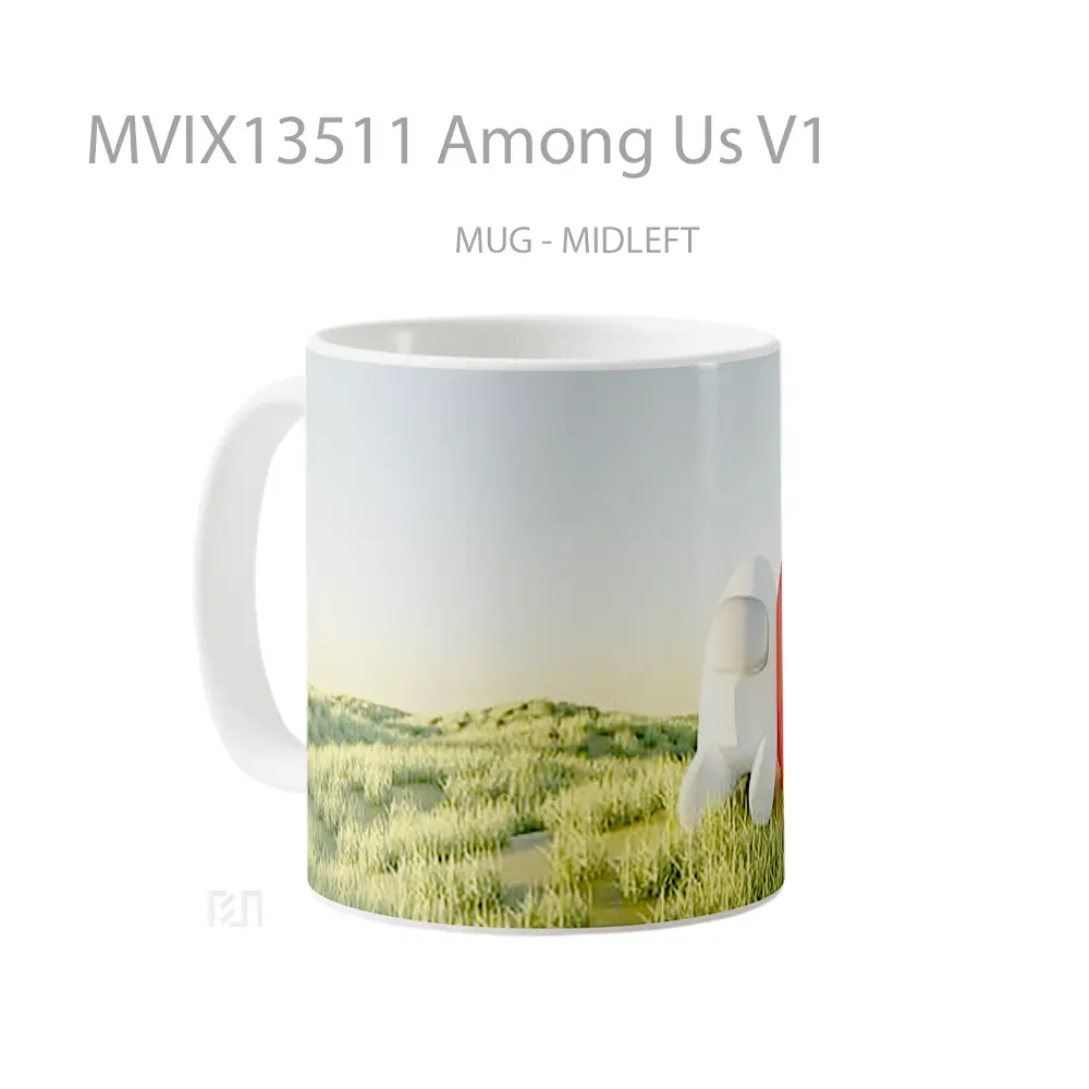 Mug Among Us V1 Gelas Keramik Unik - All-side / Desain