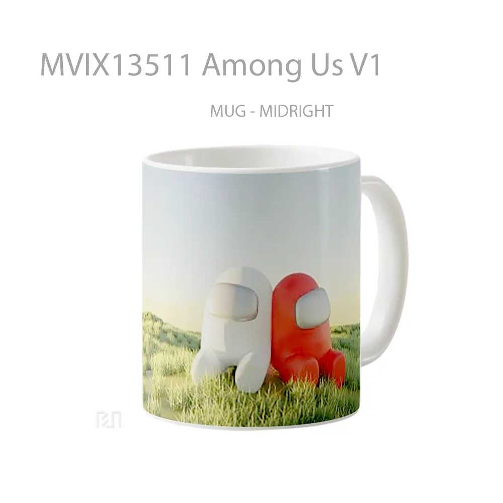 Mug Among Us V1 Gelas Keramik Unik - All-side / Desain
