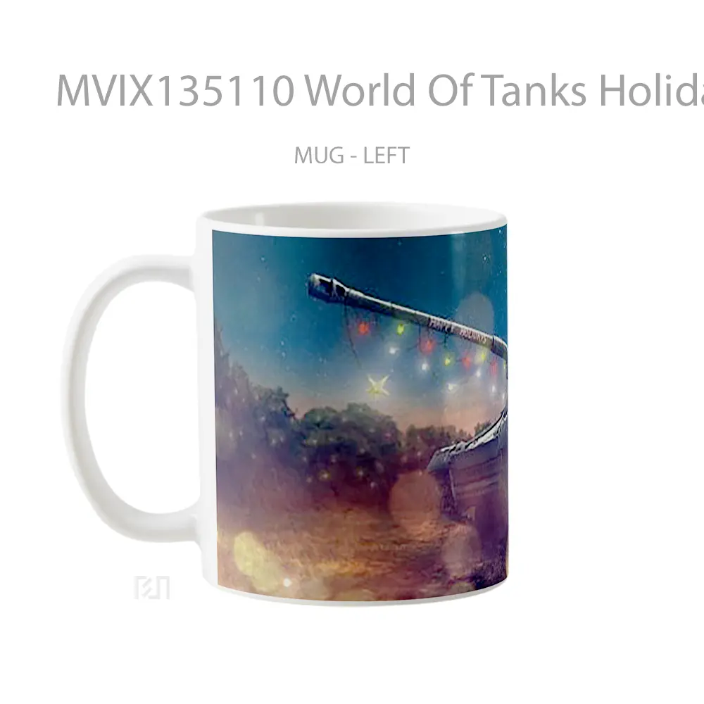 Mug World Of Tanks Holidays Gelas Keramik Unik - All-side / Desain