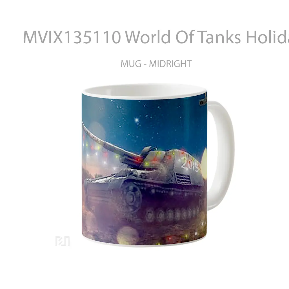 Mug World Of Tanks Holidays Gelas Keramik Unik - All-side / Desain