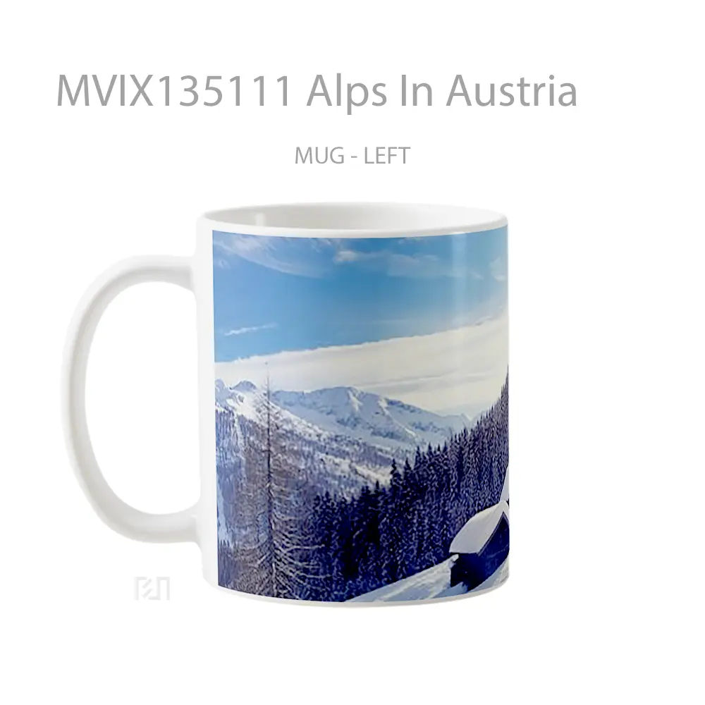 Mug Alps In Austria Gelas Keramik Unik - All-side / Desain
