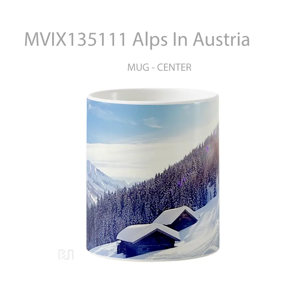 Mug Alps In Austria Gelas Keramik Unik