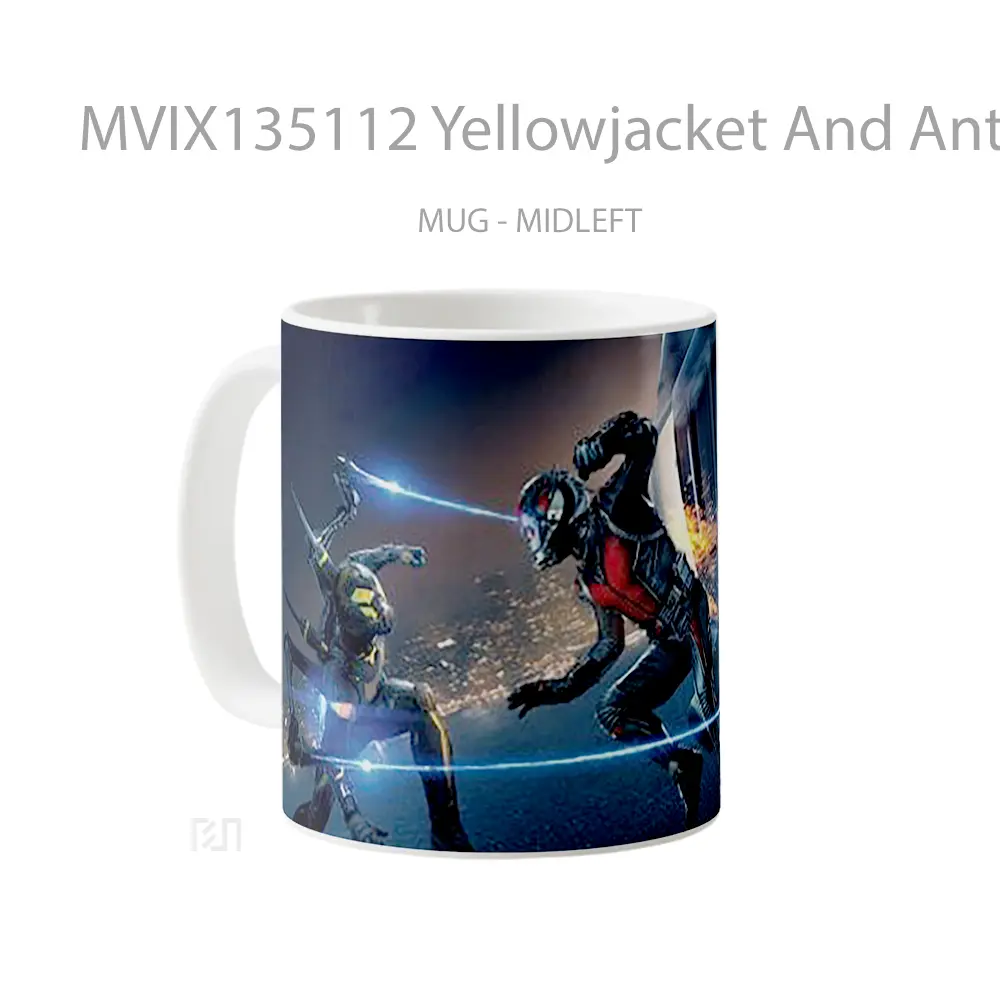 Mug Yellowjacket And Ant Man Gelas Superhero - All-side / Desain
