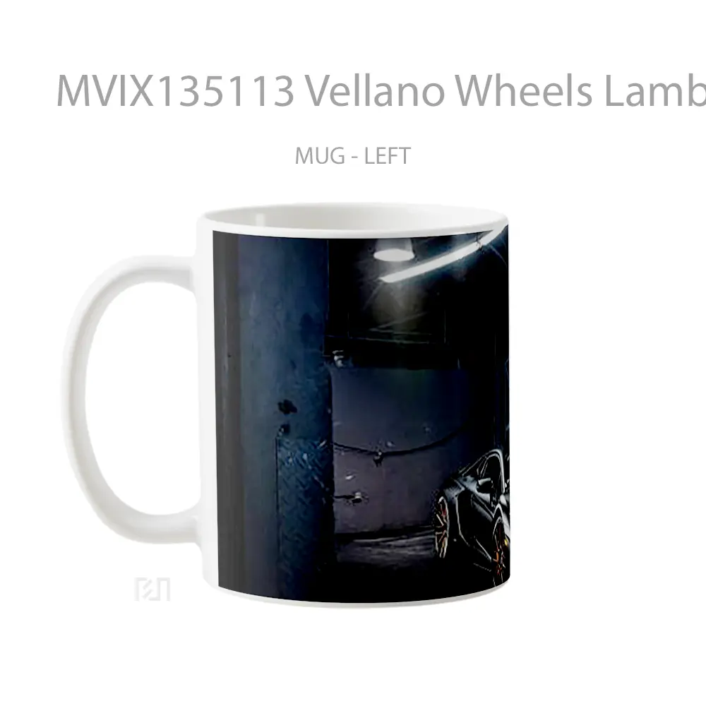 Mug Vellano Wheels Lamborghini Aventador Cangkir Mobil - All-side / Desain