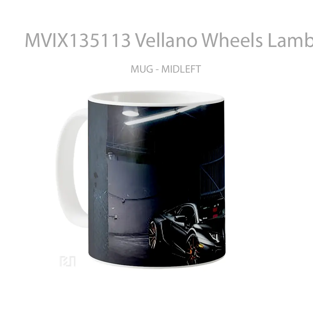 Mug Vellano Wheels Lamborghini Aventador Cangkir Mobil - All-side / Desain