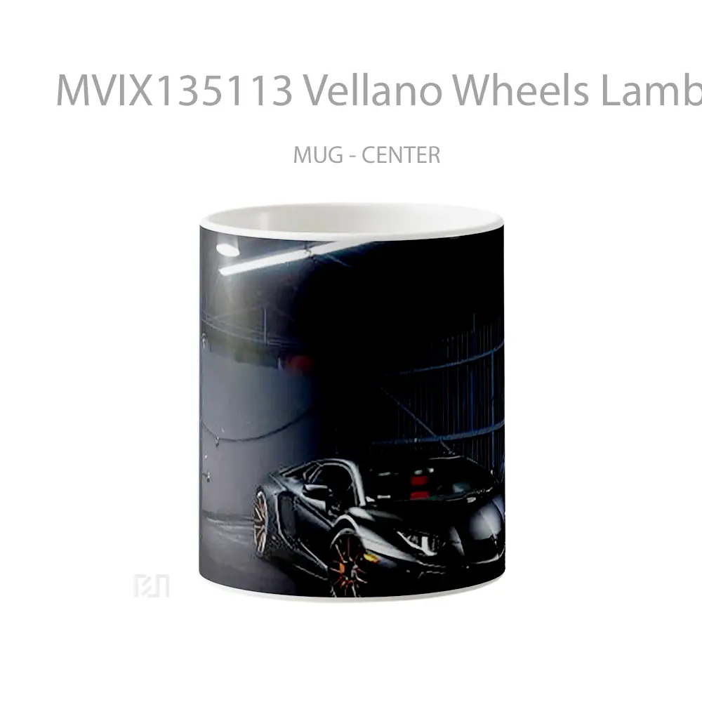 Mug Vellano Wheels Lamborghini Aventador Cangkir Mobil