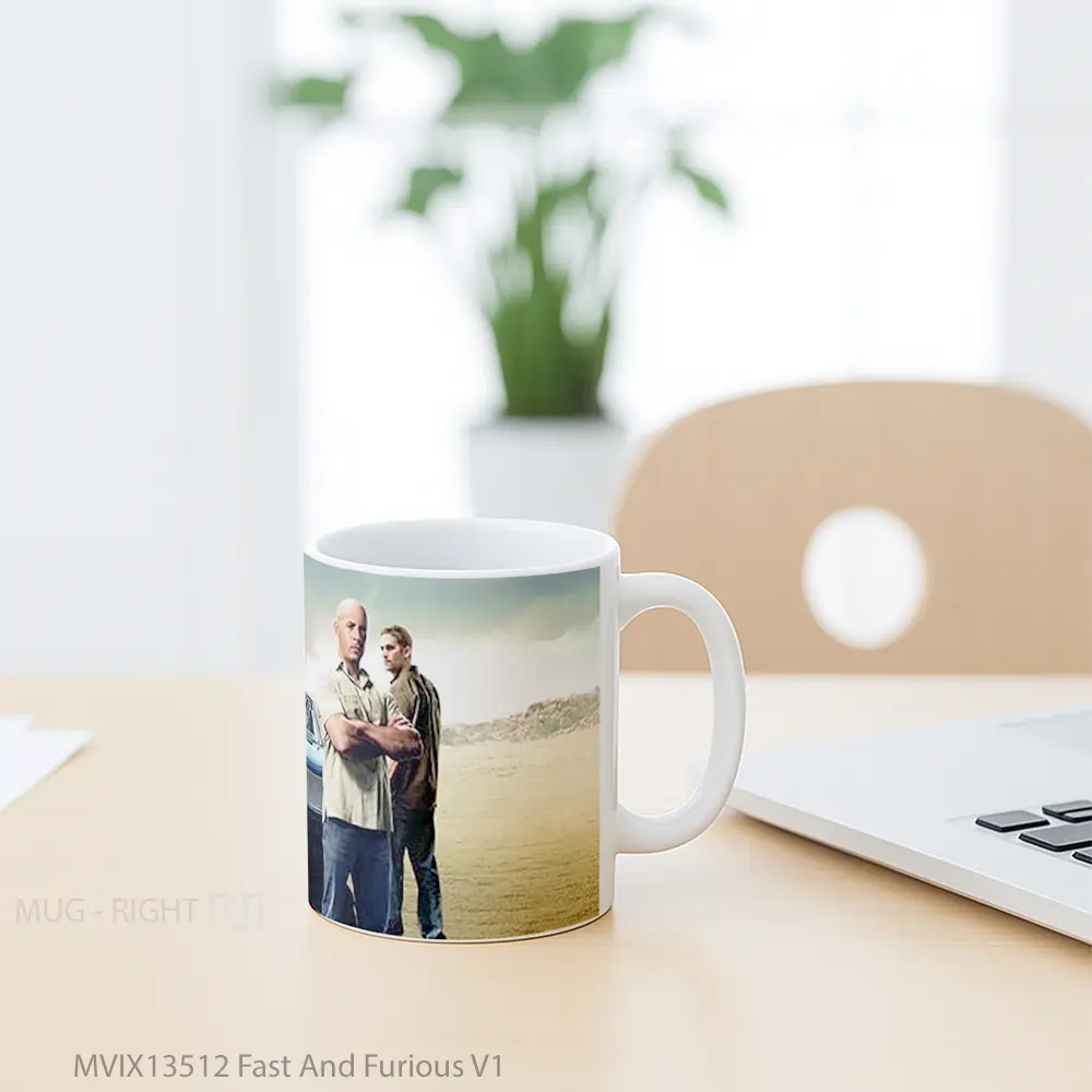 Mug Fast And Furious V1 Gelas Keramik Unik - All-side / Desain