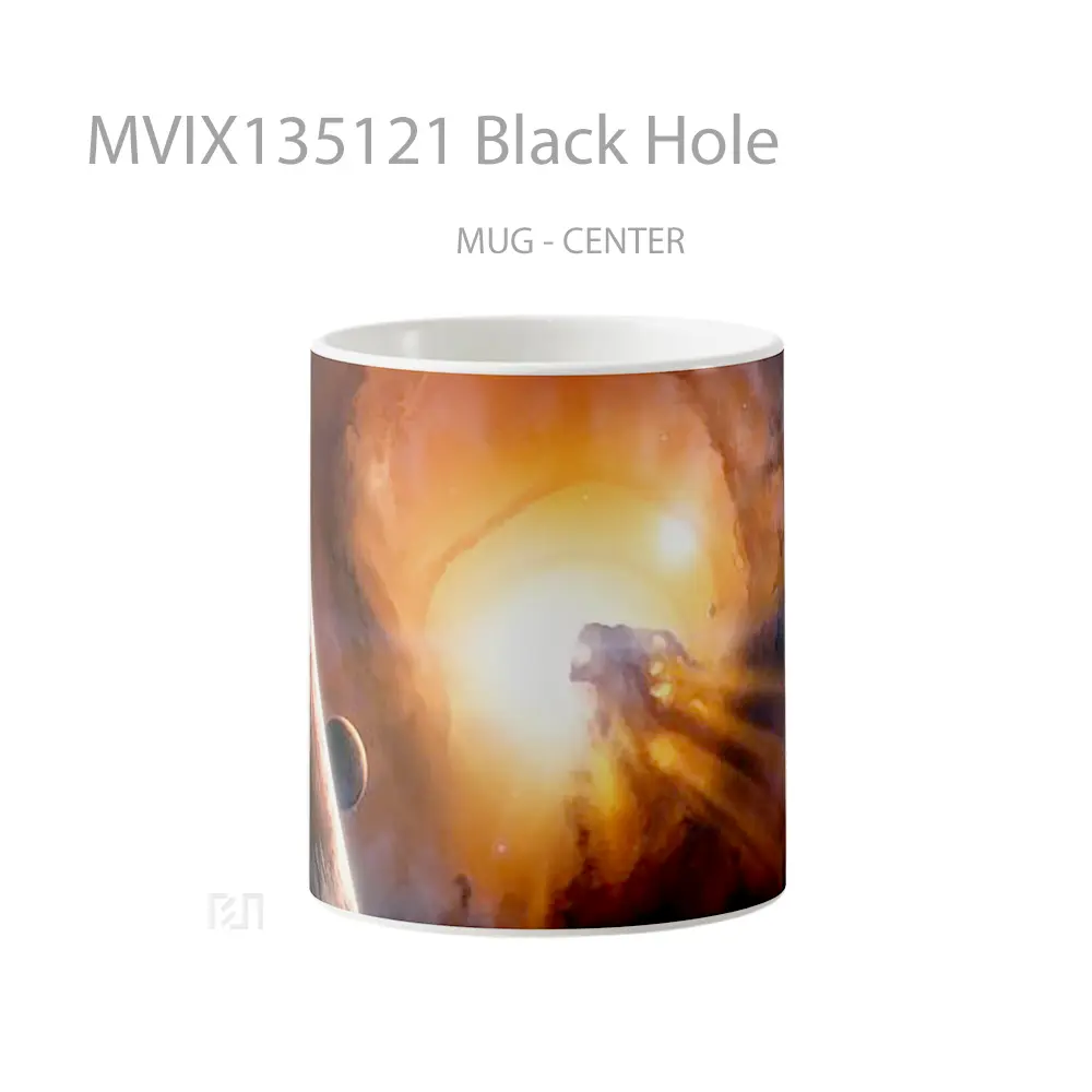 Mug Black Hole Gelas Astronomi