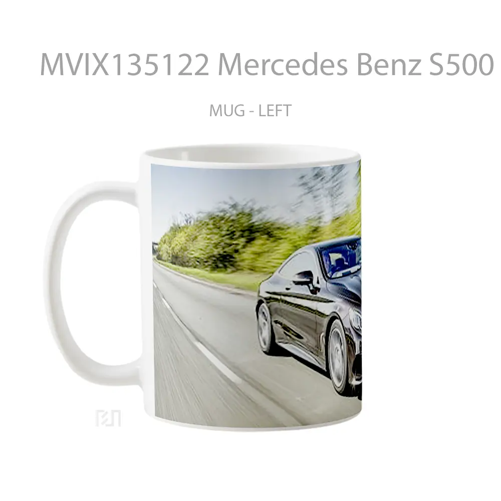 Mug Mercedes Benz S500 Cangkir Mobil - All-side / Desain