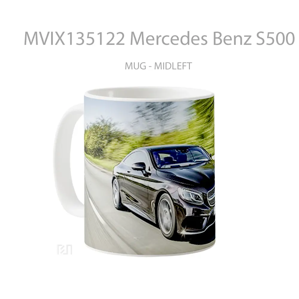 Mug Mercedes Benz S500 Cangkir Mobil - All-side / Desain