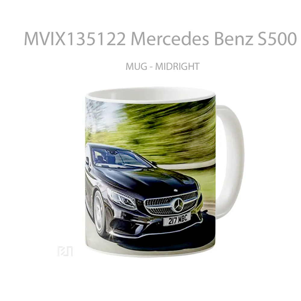 Mug Mercedes Benz S500 Cangkir Mobil - All-side / Desain