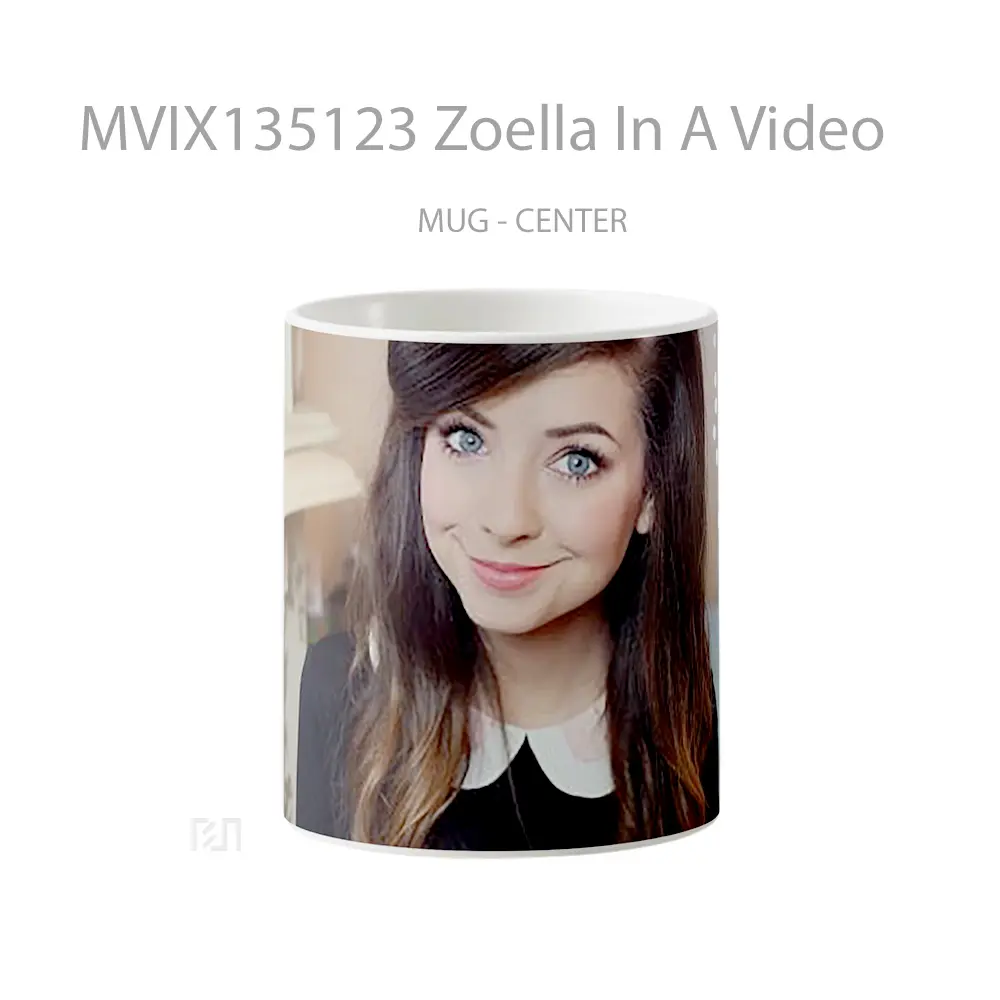 Mug Zoella In A Video Gelas Keramik Unik